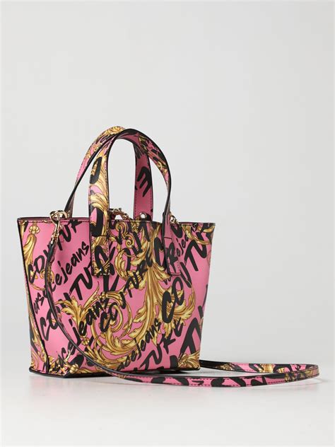 versace jeans pink tote bag|Versace Jeans couture outlet usa.